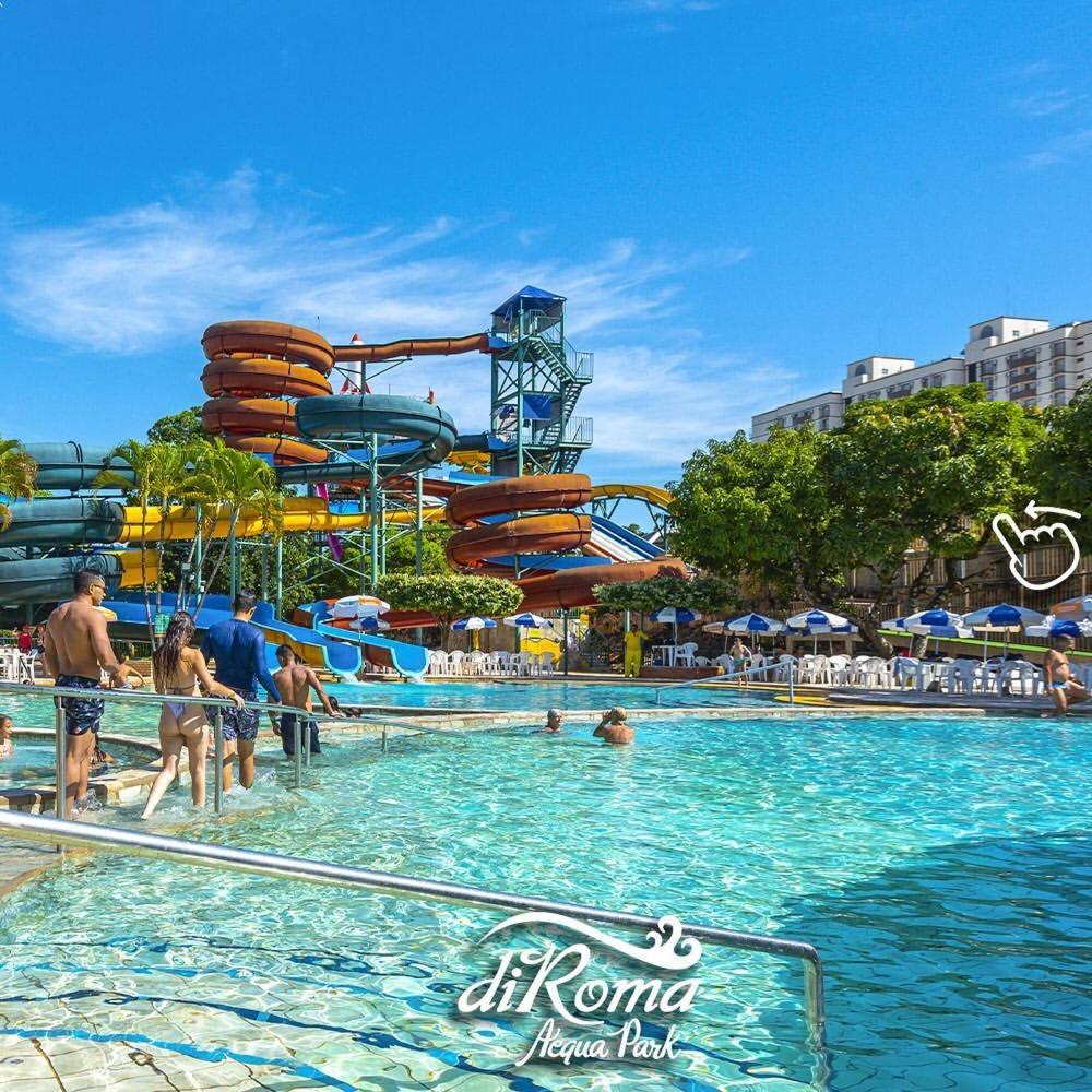 Hotel Spazzio Diroma Cafe Da Manha E Acesso Ao Acqua Park Калдас-Новас Экстерьер фото