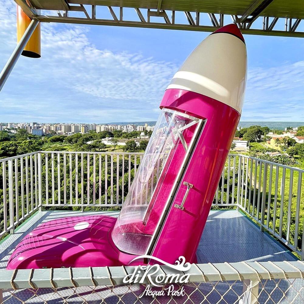 Hotel Spazzio Diroma Cafe Da Manha E Acesso Ao Acqua Park Калдас-Новас Экстерьер фото